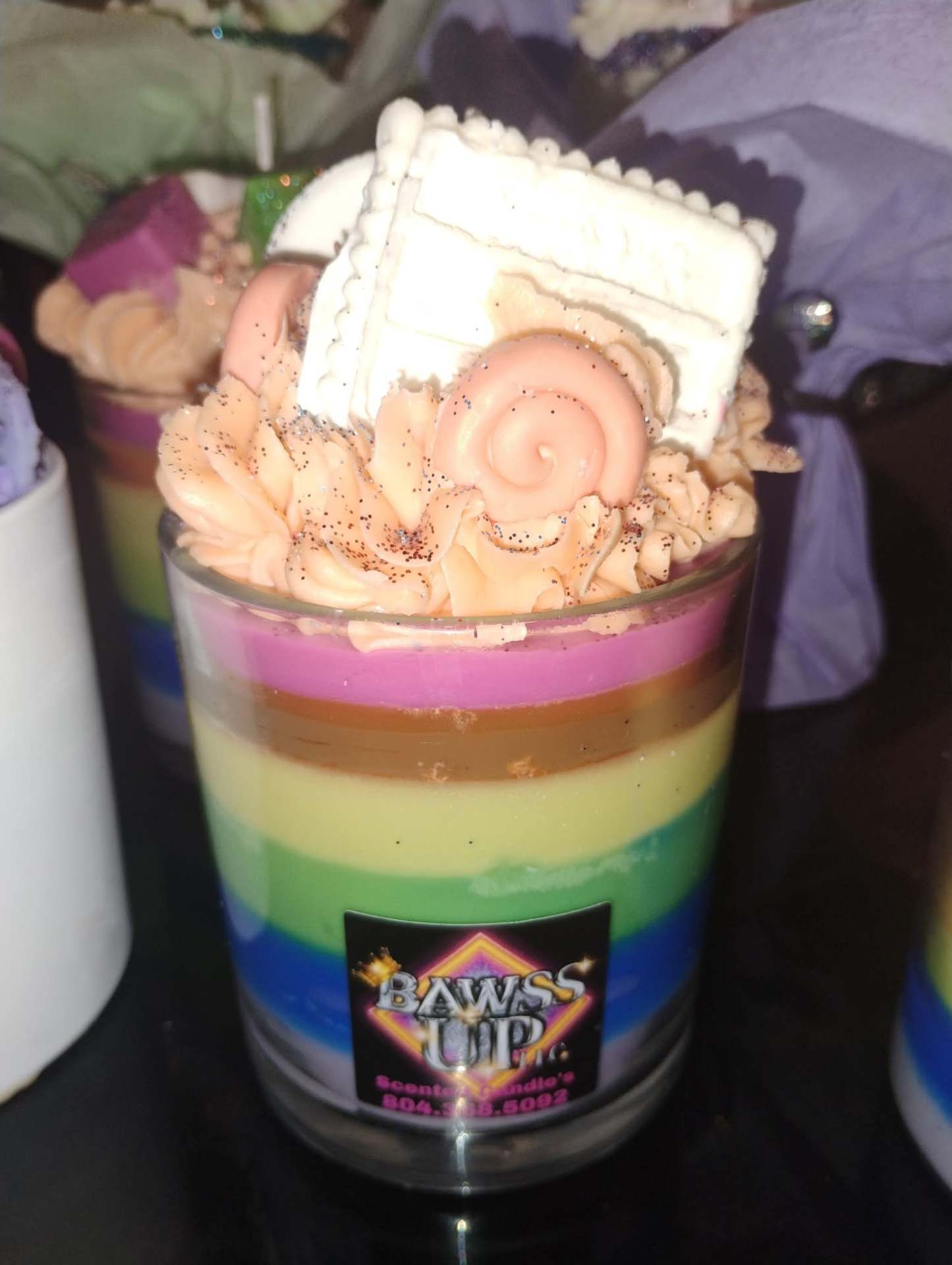 Handcrafted Bawss Up candle 5