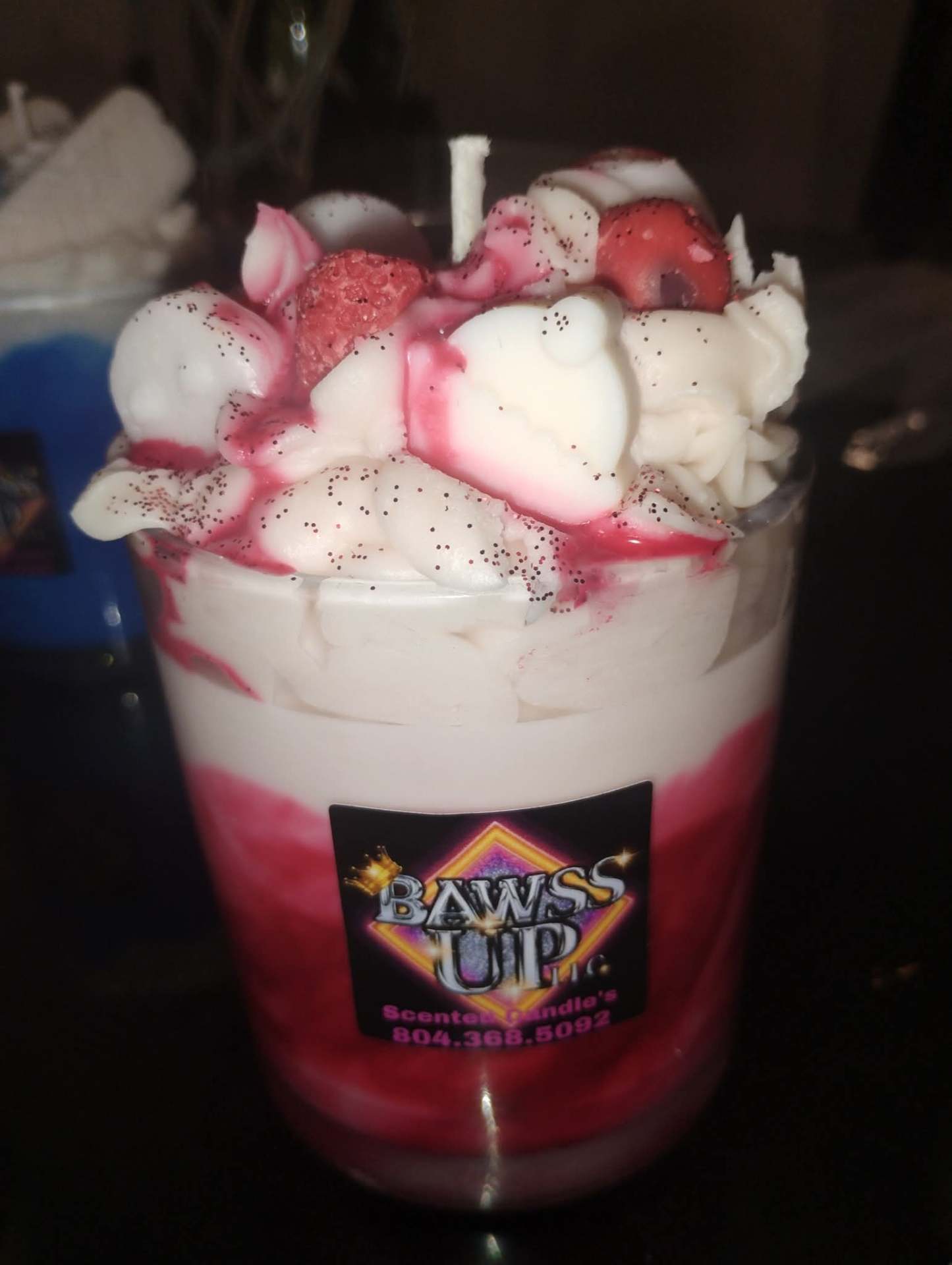 Bawss Up handcrafted candle