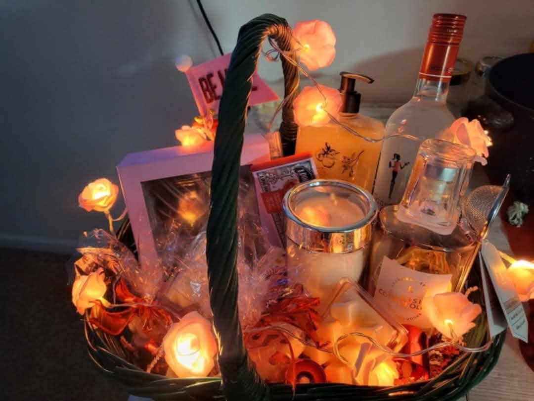 Bawss Up custom gift basket 3
